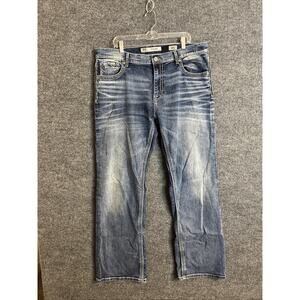 Buckle Men's Bootcut Jeans - Faded Blue